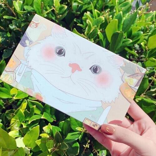 18colors Cat Eyeshadow Palette Super Fire Shimmering Eyeshadow Matte Students Affordable Palette Powder Begin Waterproof M2C0