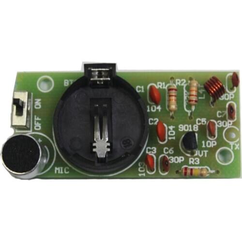 Simple DIY FM Wireless Microphone Parts Electronic Training Kit Hot 1XCE