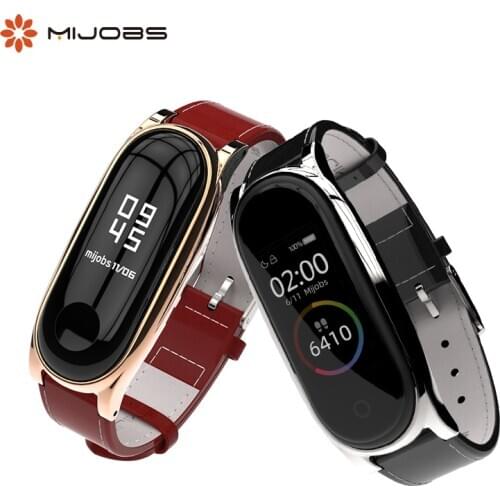 For Xiaomi Mi Band 5 Strap Miband 4 3 Genuine Leather Wristband Bracelet for Smart Watch For Mi 5 Correa Replacement Wrist Belt