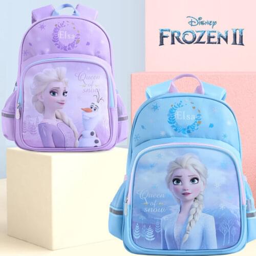2019 Disney frozen School bag elsa anna Snow Queen princess Backpacks kids School Bag Breathable backpack girls gift