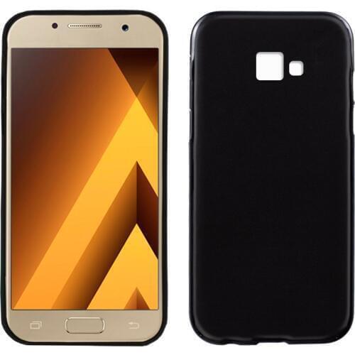 Silicone case Samsung A320 Galaxy A3 (2017) Black, soft, shockproof, dirt resistant