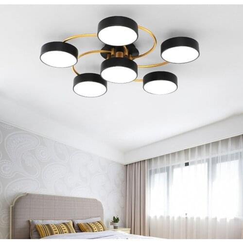 Manufacturers Direct Selling Modern Minimalist Macaron Elbow-LED Ceiling Lamp Restaurant Living Room Bedroom LED Ceiling Lamp