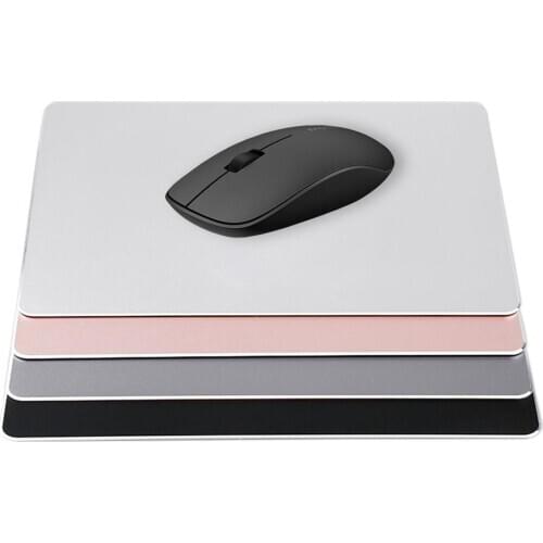 Slim Sleek Anti-Slip Aluminum Alloy Computer Gaming Mouse Pad Mat Mice Mousepad