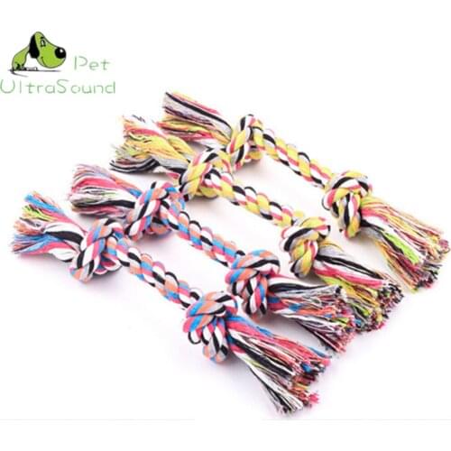 ULTRASOUND PET New Squeak Squeaker Chew Gift Nylon Pet Dog Toys Two Knots Rope Fashion Toy Quality Pet Dog Toy Length 26cm