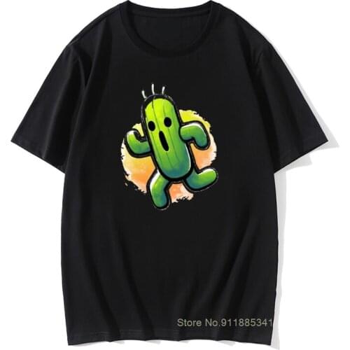 Unisex Men Guys T Shirt Final Fantasy Moogle Funny Artwork Printed Male 100% Cotton Graphic Designer T-shirts Adult Summer Cute