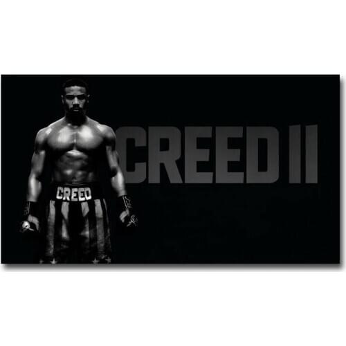 Creed II Hot Movie Silk Fabric Wall Poster Art Decor Sticker Bright