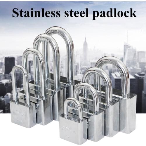 Stainless Steel Padlock Wolf Head Brass Lock Small Locks Door Locks 20mm 25mm 30mm 40mm Not Rust Lock Core Include 3 keys