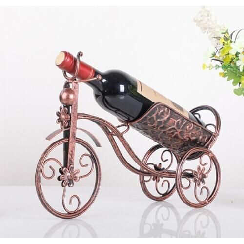 1pcs Wine Bottle Holders or Wall Mounted Wine Racks Dispenser Wine Bar Optical Metal bicycles