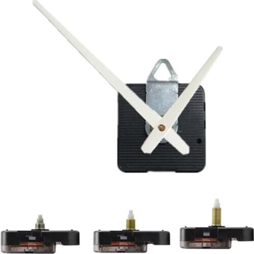 10sets/lot Sun 12888 shaft Quartz Clock Step Movement Mechanism With Hook DIY Repair Parts + White Hands