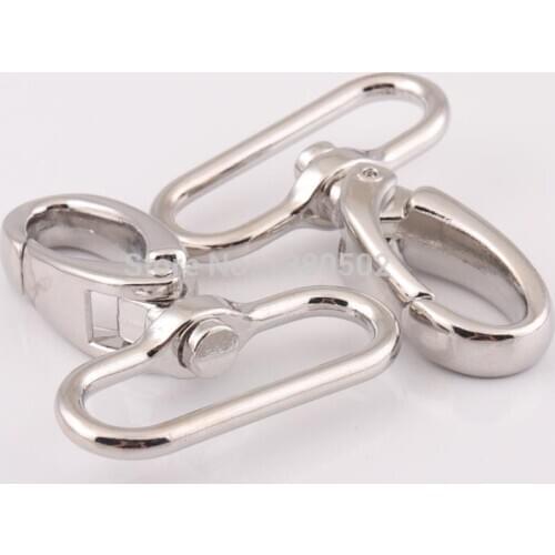 2pcs/lot top quallity metal alloy 57*40mm Snap Hooks Rotary Swivel buckle For Backpack webbing accessories
