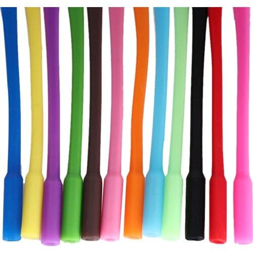 2 Pcs Silicone Elastic Anti Slip String Ropes Sports Band Cord Holder Eyeglasses Straps Glasses Sunglasses chain 13 Colors