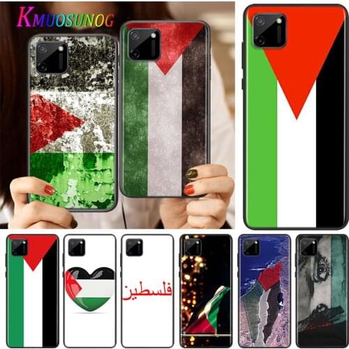 Palestinian Flags Silicone Cover For Realme V15 X50 X7 X3 Superzoom Q2 C11 C3 7i 6i 6s 6 Global Pro 5G Phone Case