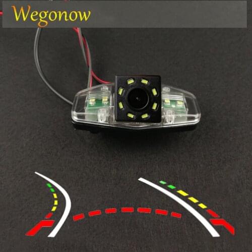 HD Fisheye 1080P 8 12 led dynamic Wireless 6M cable Car CCD Night Vision Rear Camera waterproof For Honda Accord 2001- 2009 2010