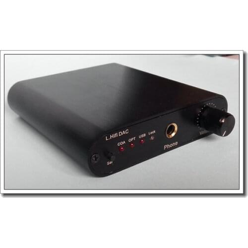 L1387Solo 8x eight parallel TDA1387 decoder L.Solo headphone amplifier integrated machine, RCA analog output