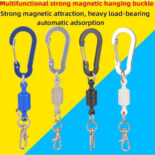 Strong Magnetic Connection Buckle Carabine Outdoor Fishing Mountaineering Wireless Missed Rope Multifunctional Hanging Buckle