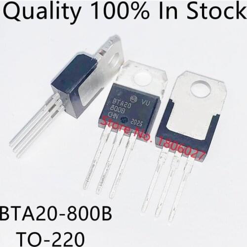 10pcs/lot BTA20-800B TO-220 20A / 800V Triac