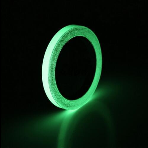 Luminous Night Vision Tape Sticker UV Glow In Dark Self-adhesive Warning Tape Safety Security Home Decoration Tapes