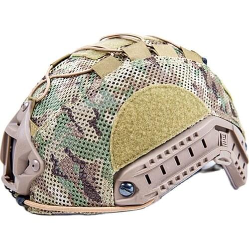 TB-FMA Tactical Multicam Helmet Cover Camouflage for FMA Fast PJ Ballistic Helmets Airsoft Paintball Shooting Ops-Core Helmet