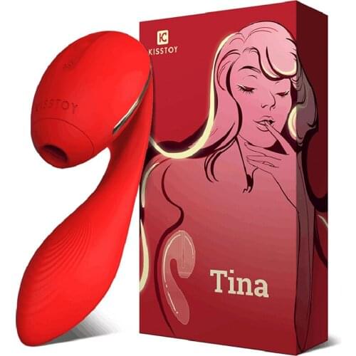 KISSTOY Clitoris Nipple Sucking Vibrators Sex Toys for Women Dildo G-spot Stimulator Orgasm Heating Adult Vaginal Massager