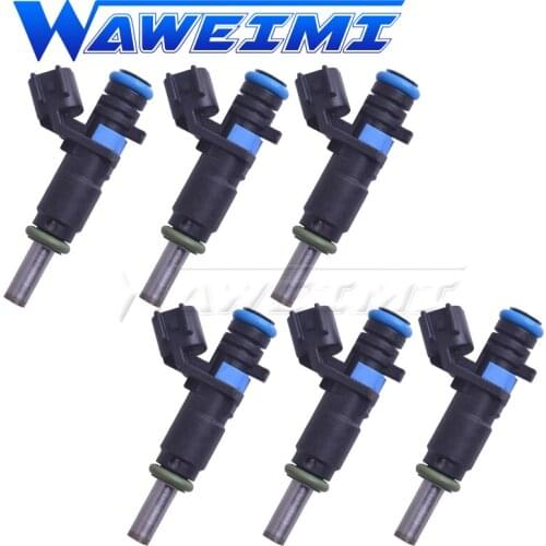 WAWEIMI 6 Pieces Gasoline Fuel Nozzzle OE 55562599 For Chevrolet Cruze 1.6L Opel Astra J Zafira 2009 - 2015