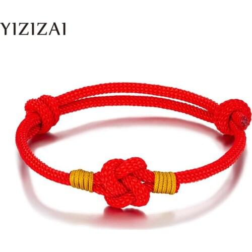 YIZIZAI Bracelets Red Thread