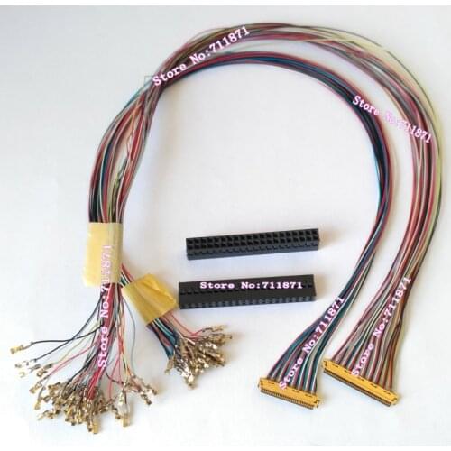 0.5 Pitch I-PEX 20453-030T 040T Custom eDP Screen Line Cable 30P 40Pin Full cable IPEX EDP Screen Cable Line 30P 40P I-PEX 20453