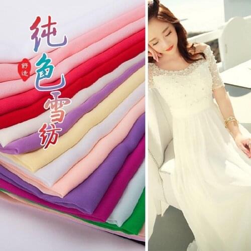 1*1.5 Meter Chiffon Fabric Sheer Bridal Wedding Dress Lining Fabric Skirt Party Decorator Georgette Tulle Dress materialD20