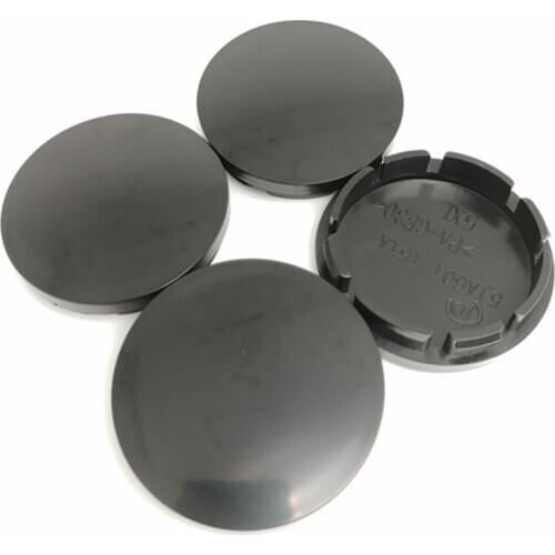 4pcs 56mm Wheel Center Cap Car Styling Hub Caps for Golf MK3 Cover Emblem 53mm Black Chrome