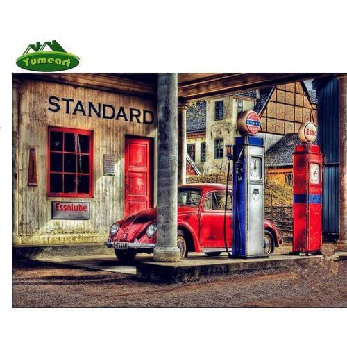 DIY Diamond Embroidery Dream Car Beauty 5D Diamond Painting Cross Stitch Mosaic Pattern Full Square Rhinestone Home Decor RS661