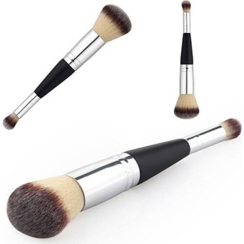 Double-head Multifunction Foundation Brushes Powder Eyeshadow Brushes Face Makeup Tool Pincel Maquiagem Wood Handle Brochas