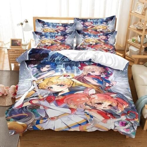 Bedding set duvet cover set 3d bedding digital printing bed linen queen size bedding set fashion design