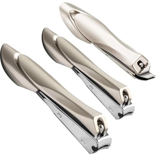 Nail Clippers Stainless Steel Nano Glass Nail File Fingernail Cutter Manicure Tools Bionics Design Nail Trimmer Pedicure Scissor