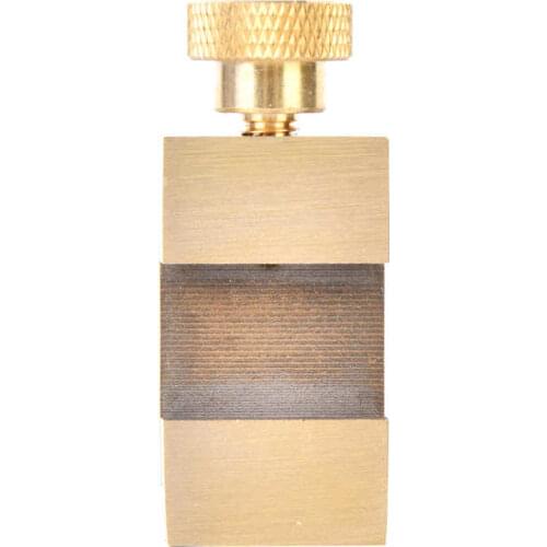 Brass Ruler Locating Block Woodworking Marking Locator Measuring Hand Hardware Tool Steel Ruler