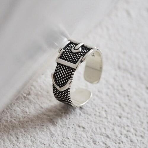 Summer Vintage Belt Rings For Women Boho Geometric Female Finger Rings Party Bohemian Jewelry Korean Gift
