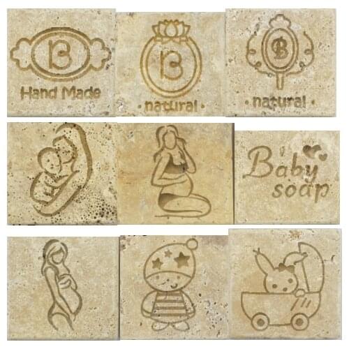 Natural handmade soap standard Mini soap diy stamp seal chapter