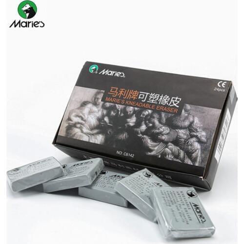 Marley Plastic Eraser C6142 Sketch Painting Art Highlight Soft Eraser Rubber Eraser Stationery Spotless