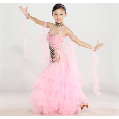 Tassel Girl Latin Dance Dresses Kids Latin Stage Costume Latin Girl Dress Costume Ballroom Dancing Wear Dancewear