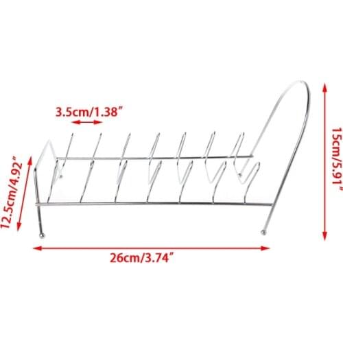 Plate Organizer 8 Slots Plated Dish Racks Countertop Drying Stand