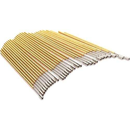 100 Pcs/pack PL50-A2 Cup-shaped Spring Test Needle 0.68mm Outer Diameter 27.8mm Long PCB Probe