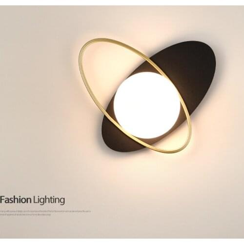 Nordic Glass Light Luxury Sconce Light Living Room Decorative Lamp Bedroom Bedside Aisle Hotel Corridor Bra 7W G9 Wall Lamp