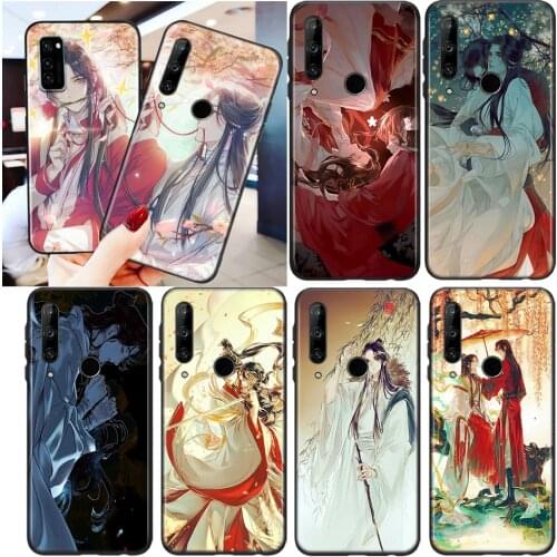 Silicone Black Cover Heaven Official’s Blessing For Honor 8S 8C 8X MAX 8A 8 7S 7A 7C Play 3E Prime Pro 2020 2019 Phone Case