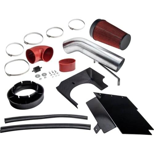 1 Set Cold Air Intake System/Kit+Heat Shield Red Black Blue fit 99-06 for GMC/Chevy V8 4.8L/5.3L/6.0L