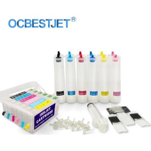 T5591-T5596 Continuous Ink Supply System For Epson Stylus Photo RX700 Printer T5591 CISS Ink Cartridge 6Colors/Set