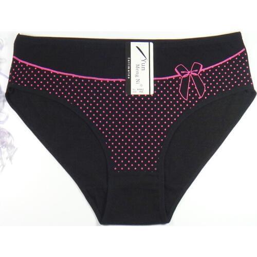 Brand Lot 12 pcs Woman Underwear Cotton Mid Waist Briefs Ladies Mothers Panties Knickers Intimates Plus Size for Women 2XL-4XL