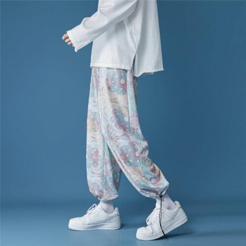 Streetwear casual printing joggers men harem sweatpants 2021 new mens sports pants fashion hip hop joggers women