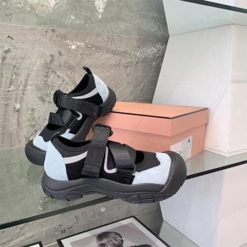 2021 Spring Women Sneakers Cancas Round Toe Hook Loop Flats Ladies Shoes Mixed Color Luxury Designer Zapatillas Mujer