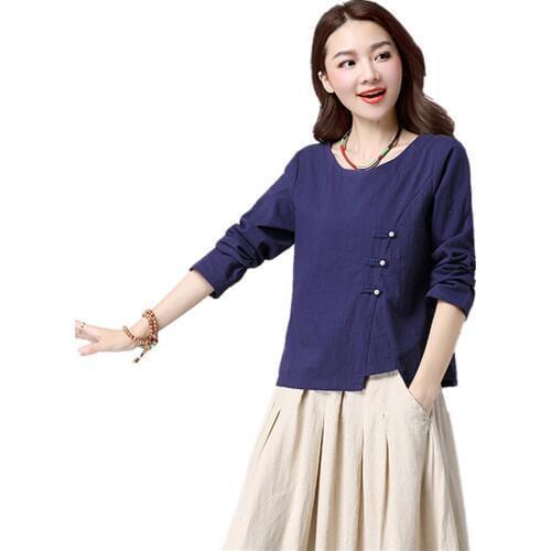 G-LIKE Spring Chinese National Women Tang Suit Jacket Wind Cotton Linen Clothes Traditional Tai Chi Clothing