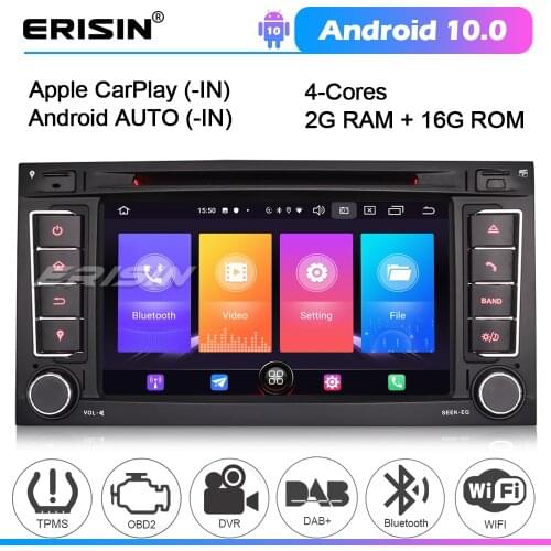 2756 Autoradio 10.0 Car stereo for VW Touareg T5 Multivan DVD Carplay GPS Radio player Head Unit Satnav DAB OBD WIFI