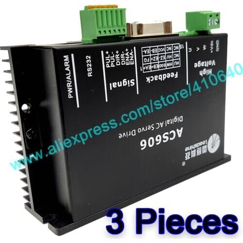 3 Pieces Servo Motor Driver ACS606 for Bruless Servo Motor 60V 6A Work with Servo Motor BLM57180 from Top Rated Seller Directly