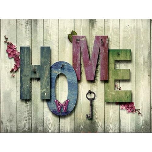 5D Diy Diamond Painting Cross Stitch Scenery HOME Diamond embroidery pattern Crystal Round painting Rhinestone Mosaic Picture